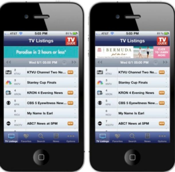 تبلیغات بنری اپ موبایل