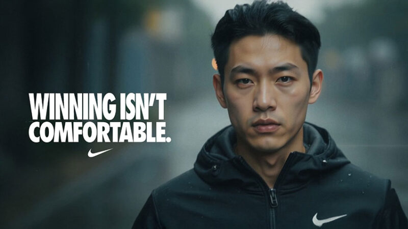 کمپین استوریتلینگ Winning Isn’t Comfortable نایکی