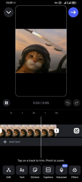 ساخت ریلز اینستاگرام - مرحله 2